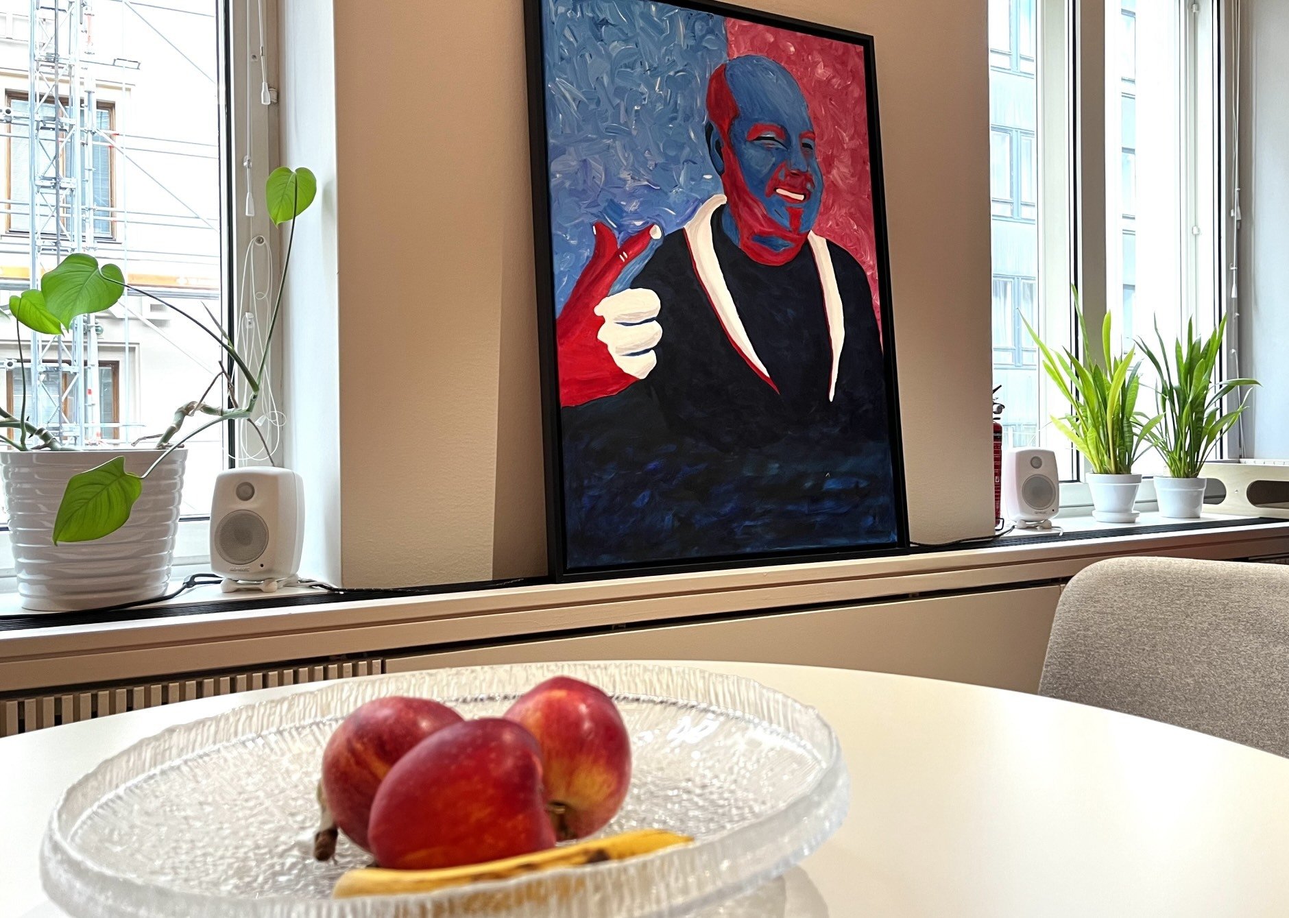 Jessen muotokuva Kluuvikadun toimistolla