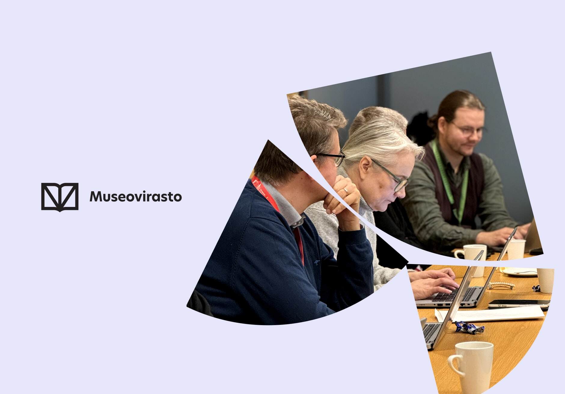 Museoviraston henkilökunta työpajassa