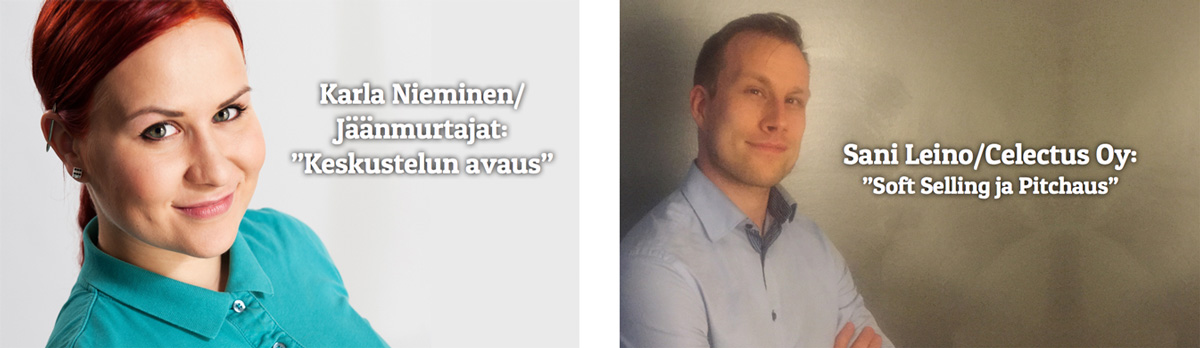 Fraktio perjantaipresis Karla Nieminen Sani Leino