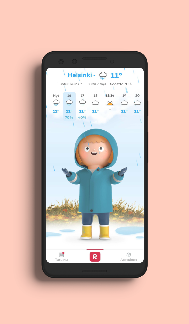 Reima Weather sovellus1